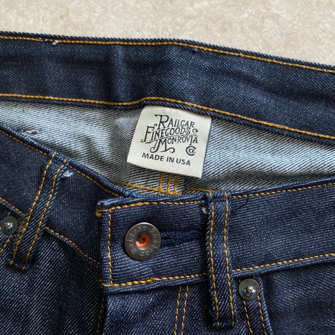 Raw denim bootcut jeans - CAMY