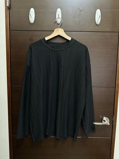 Ramon圓領落肩皺褶上衣(F)