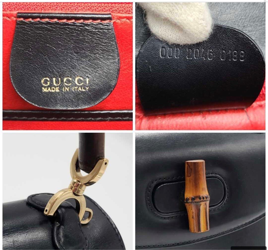 Rare!極美品] Gucci Bamboo Handle Bag, 名牌, 手袋及銀包- Carousell