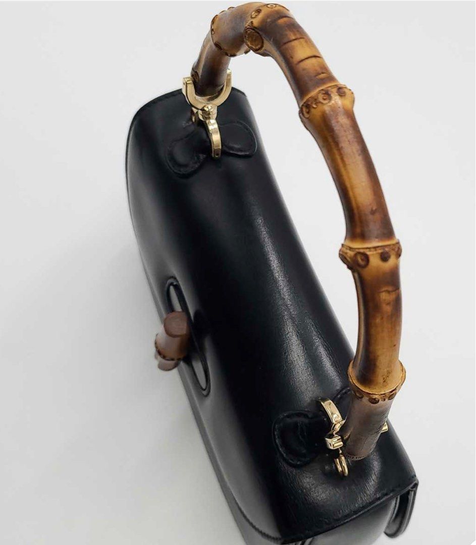 Rare!極美品] Gucci Bamboo Handle Bag, 名牌, 手袋及銀包- Carousell
