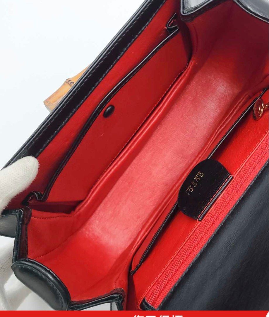 Rare!極美品] Gucci Bamboo Handle Bag, 名牌, 手袋及銀包- Carousell