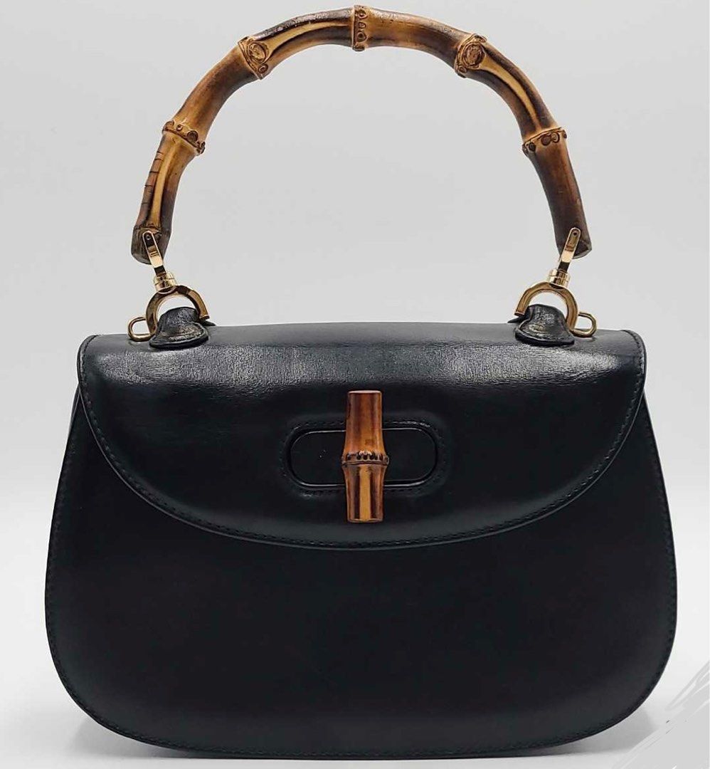 Rare!極美品] Gucci Bamboo Handle Bag, 名牌, 手袋及銀包- Carousell