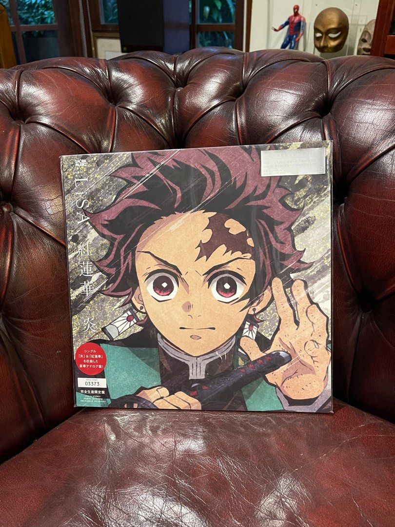 Demon Slayer Kimetsu no Yaiba OP LiSA Gurenge Homura Vinyl Record from Japan