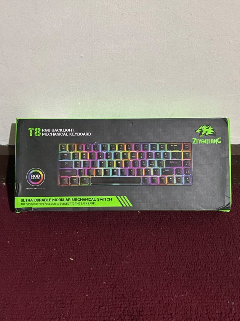 RGB Gaming Keyboard (Category: Computer Keyboard) located in Quezon City. Submitted by anderx (Listing ID 1216187580, Image 1). Description: Selling this Brand new gaming keyboard because I need a wireless one.
