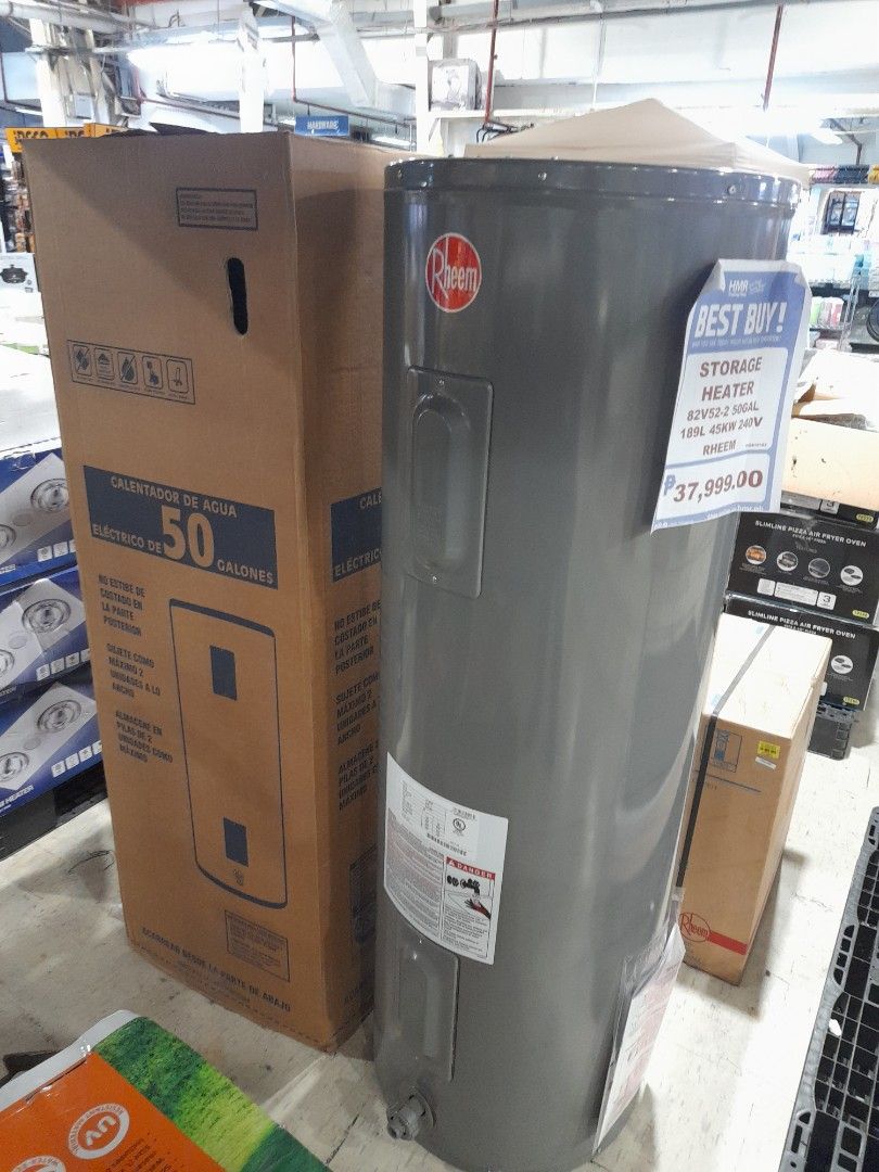 RHEEM storage heater 82v522 50gal on Carousell