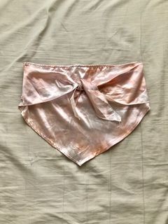 Satin Tube Top (Light Rose Gold)