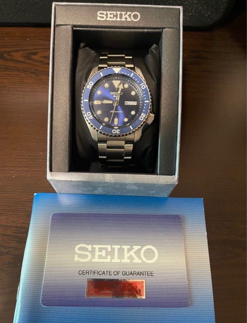 Seiko 4R36-07GO, 名牌, 手錶- Carousell