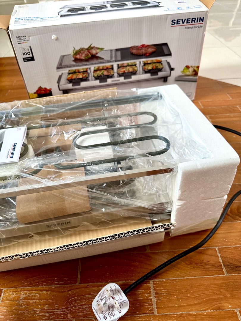 Severin Raclette Grill with Natural Grillstone, TV & Home Appliances
