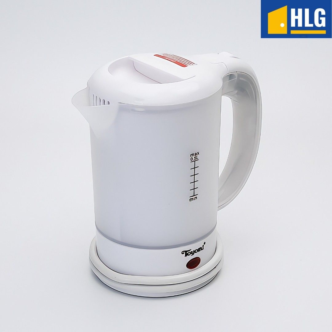 Tea Kettle Water Heater Small Travel Kettle Water Boiler 0.5L Small Kettle  White