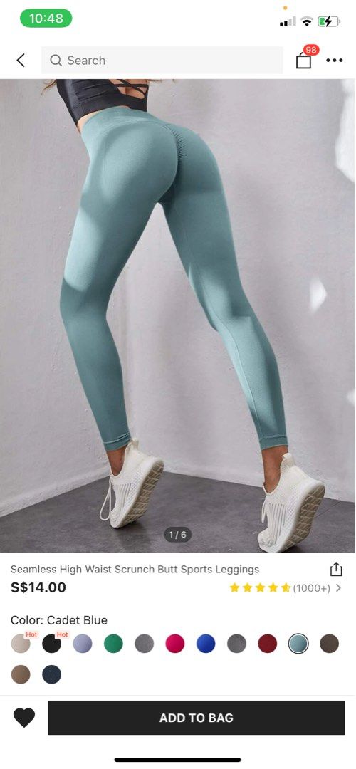 SHEIN Leggings (8 pairs for $32) and Sports bra ($5), Women's Fashion,  Activewear on Carousell