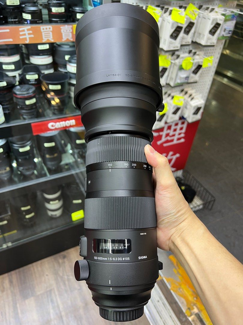 SIGMA 150-600 150-600MM SPORT FOR CANON EF MOUNT 超新淨, 攝影器材