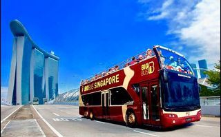 Singapore big bus tour cheap ticket discount promotion Singapore suntec Garden by the bay Sky park marina Flyer Bird park zoo Aquarium Universal studios Adventure cove cable car trick eye zoo superpark mega adventure aj Hackett duck tour river saf