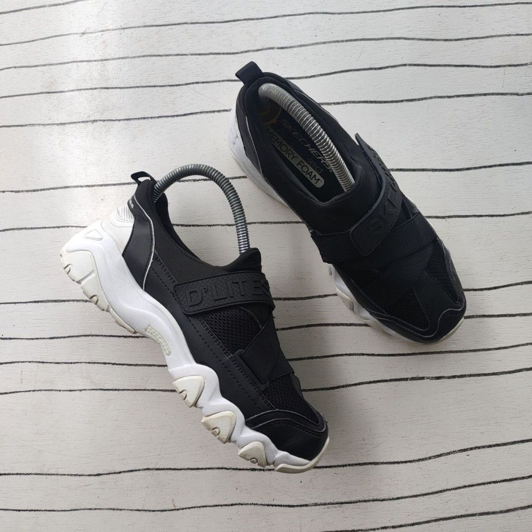 SKECHERS FAST LOOK BLACK 5UK Women s Fashion Footwear Sneakers