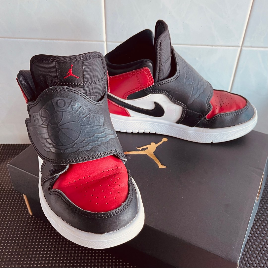 Sky Jordan 1 PS Kids Nike Air Jordan Sneaker High Cut Babies Kids Babies Kids Fashion on Carousell