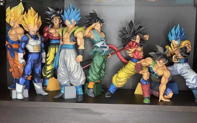 Banpresto Dragon Ball GT Super Master Stars Piece Super Saiyan 4 Goku -The  Brush