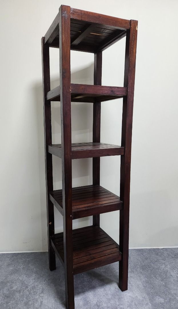 Solid Wooden Shelf, Furniture & Home Living, Furniture, Shelves, & Racks on Carousell