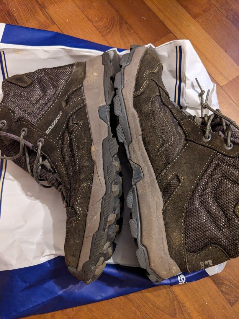 **pickup only** SOLOGNAC trekking boot, Sports Equipment, Hiking ...