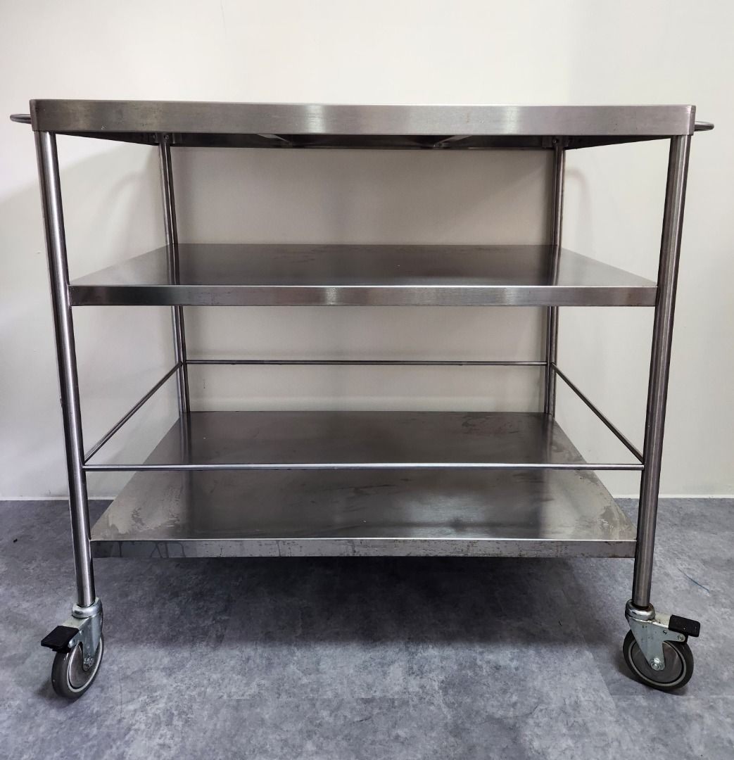 Stainless Steel Kitchen Trolley IKEA, Furniture & Home Living, Kitchenware & Tableware, Food