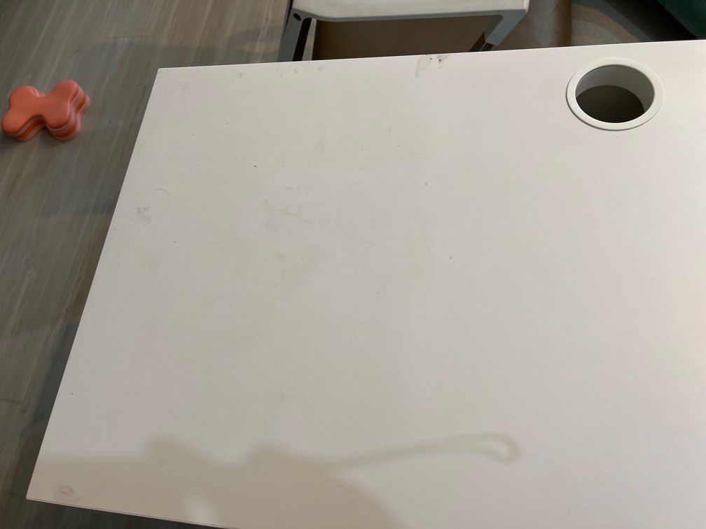 Study table (Category: Tables & Sets) located in Singapore. Submitted by kingkkm (Listing ID 1216077403, Image 3). Description: IKEA study table 95cm by 50cm Self collect.