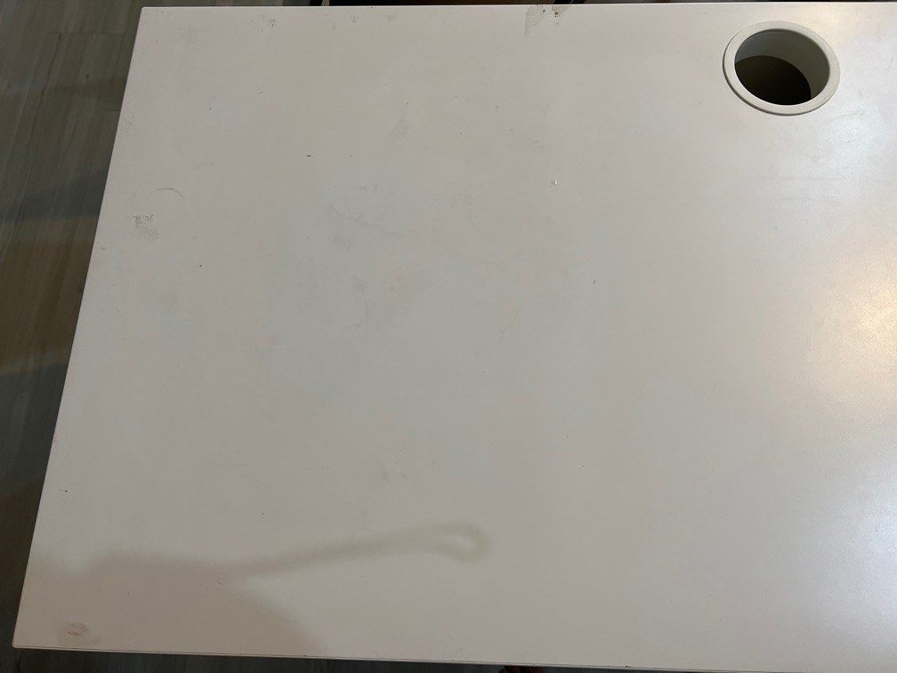Study table (Category: Tables & Sets) located in Singapore. Submitted by kingkkm (Listing ID 1216077403, Image 2). Description: IKEA study table 95cm by 50cm Self collect.