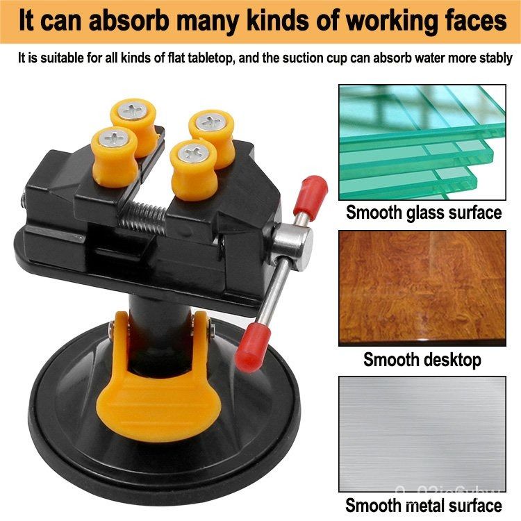 Table Vise Household Workbench Toggle Clamp Pliers Adjustable Jaw Screw ...