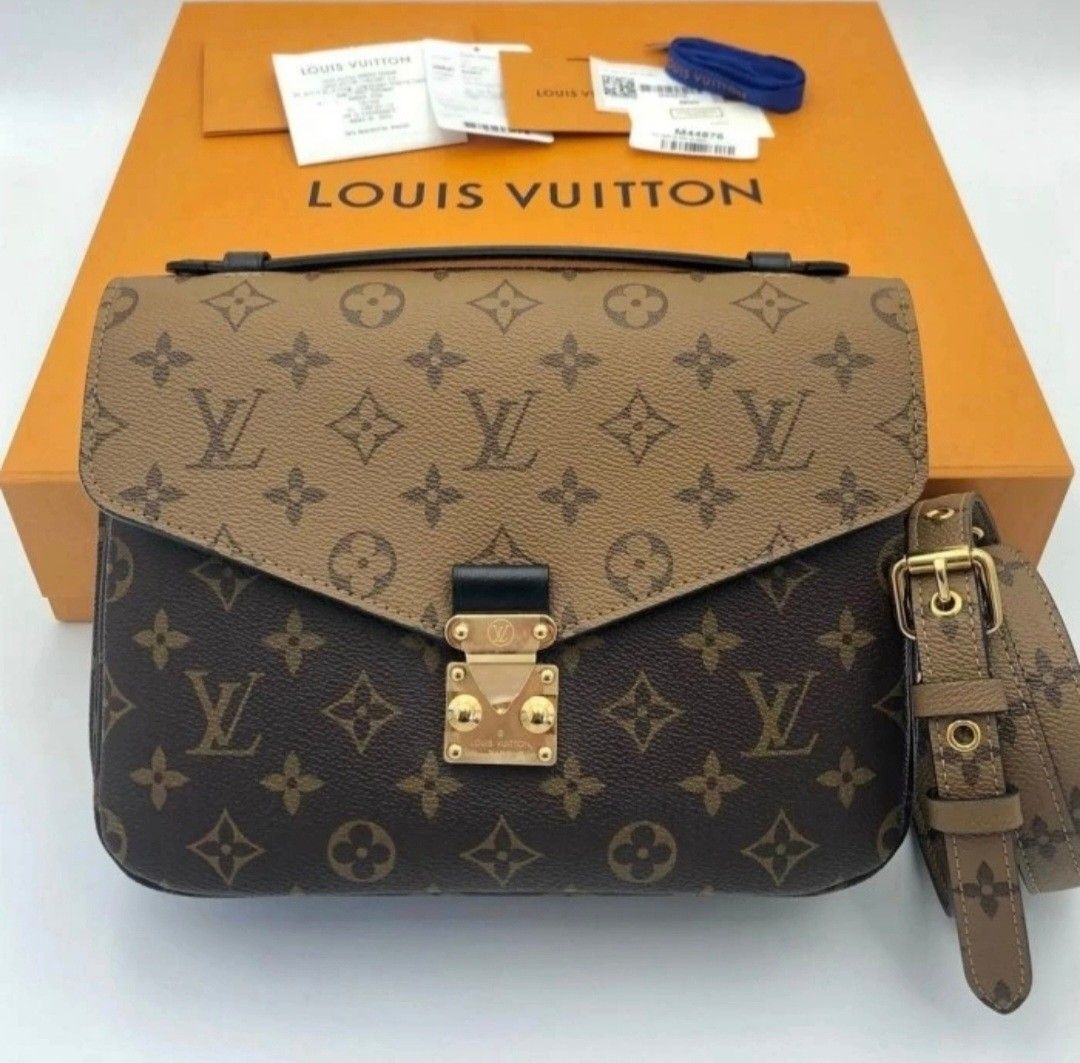 tas satchel Louis Vuitton Metis Reverse Monogram 2022