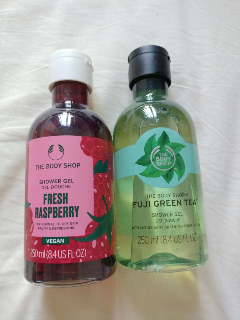 The Body Shop Fuji Green Tea Shower Gel 250ml, Beauty & Personal Care