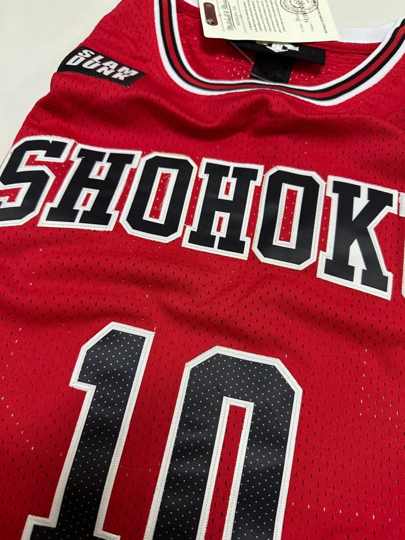 Shohoku #10 Sakuragi Hanamichi Basketball Jersey Tops Slam Dunk