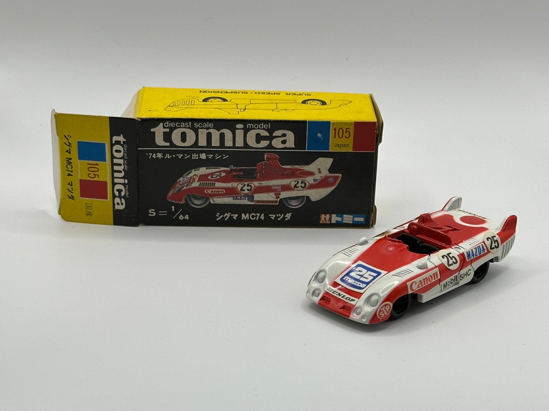 Tomica 105 Sigma MC74 Mazda (已貼), 興趣及遊戲, 玩具& 遊戲類