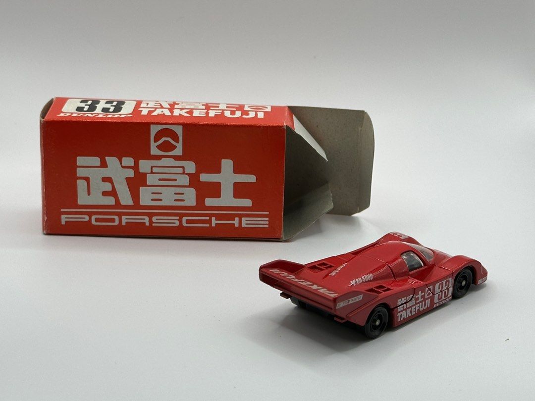 Tomica Porsche 956 962C TAKEFUJI 武富士(冇貼紙), 興趣及遊戲, 玩具 