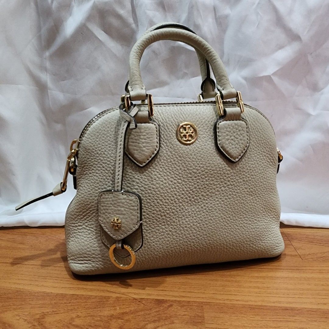 Tory Burch Robinson Mini Dome Satchel, Luxury, Bags & Wallets on Carousell