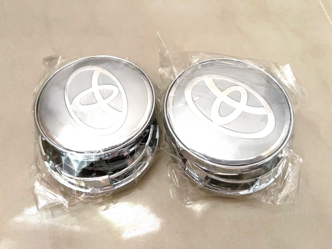 Wheel Center Hub Caps For Toyota Tacoma, Tundra, 4Runner – 6 Lugs, Fits 15\" & 16\" Rims (Set Of 4)