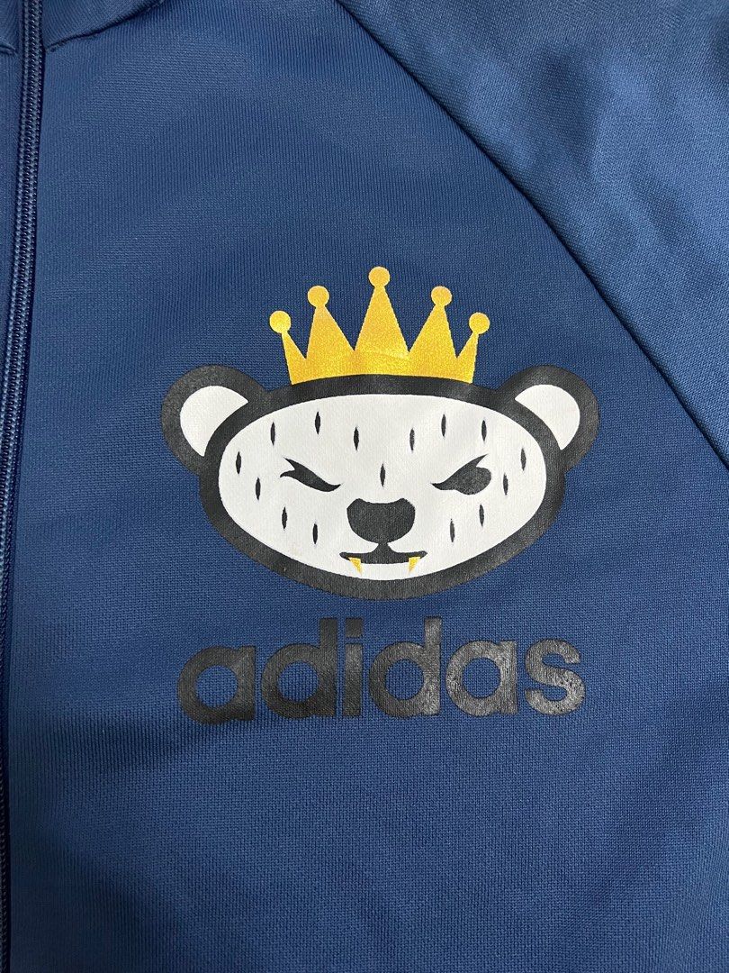 Adidas Nigo retro bear track jacket, Men's Fashion, Coats, Jackets and  Outerwear on Carousell