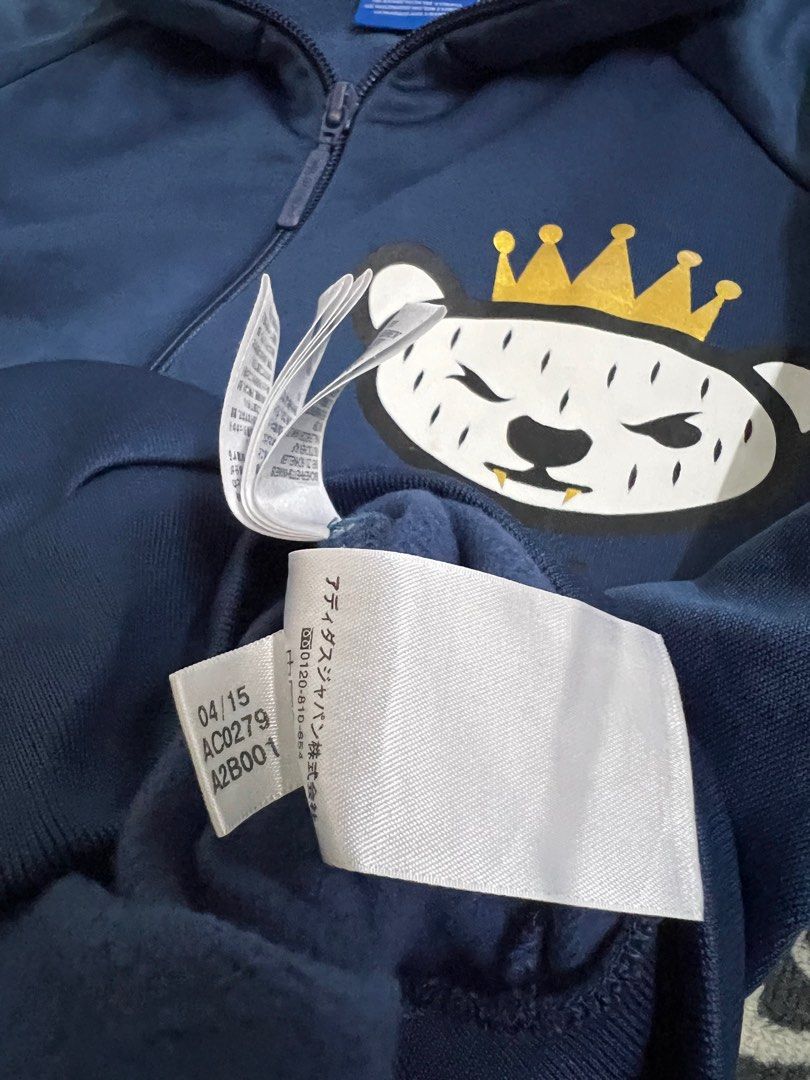 Adidas x Nigo Bear Side Tape Track Top (Pit 21.5), Men's Fashion, Coats,  Jackets and Outerwear on Carousell