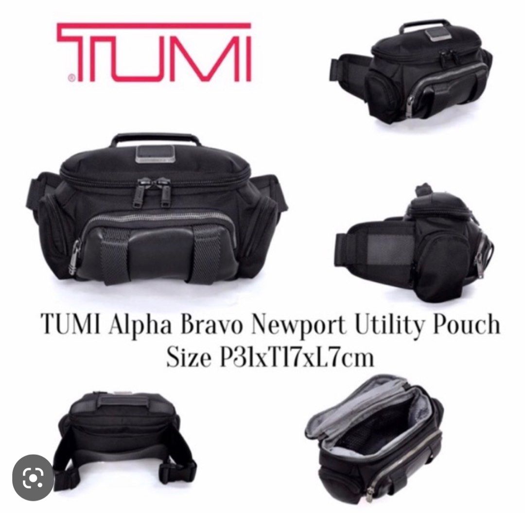 TUMI Newport Utility Pouch (Black)