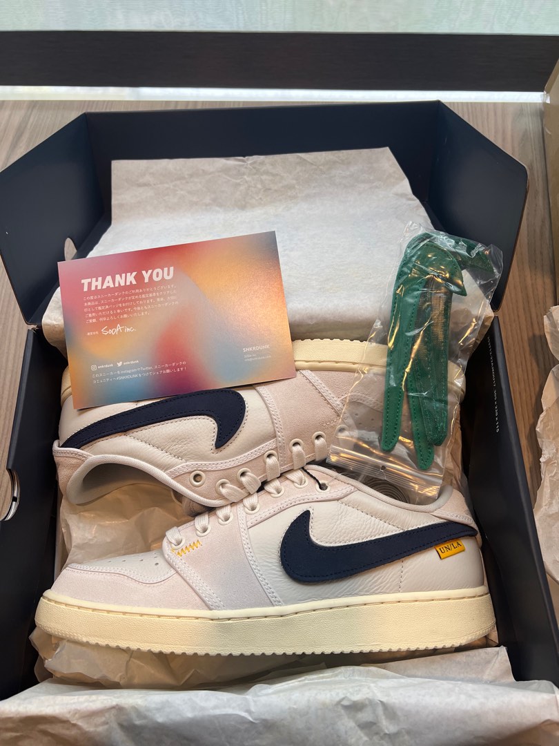 Union LA x Air Jordan 1 KO Low Sail Muslin Men s Fashion