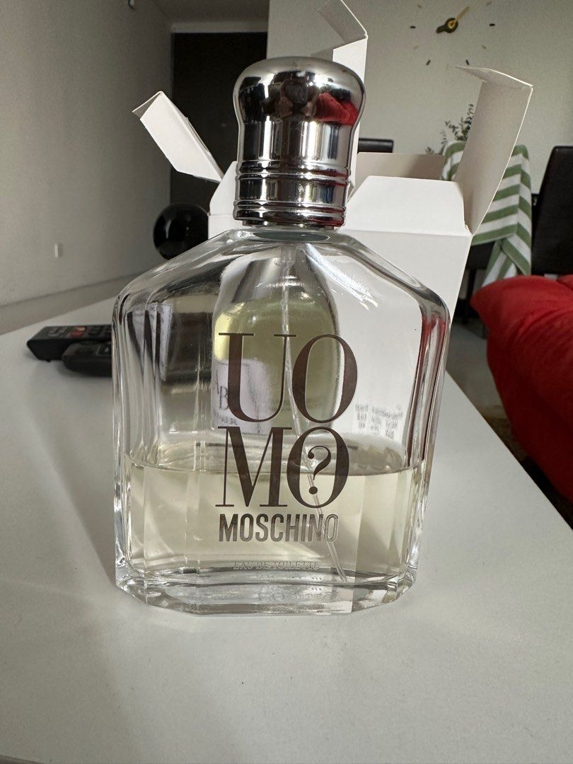 Uomo Moschino perfume 50ml balance remain Beauty Personal Care