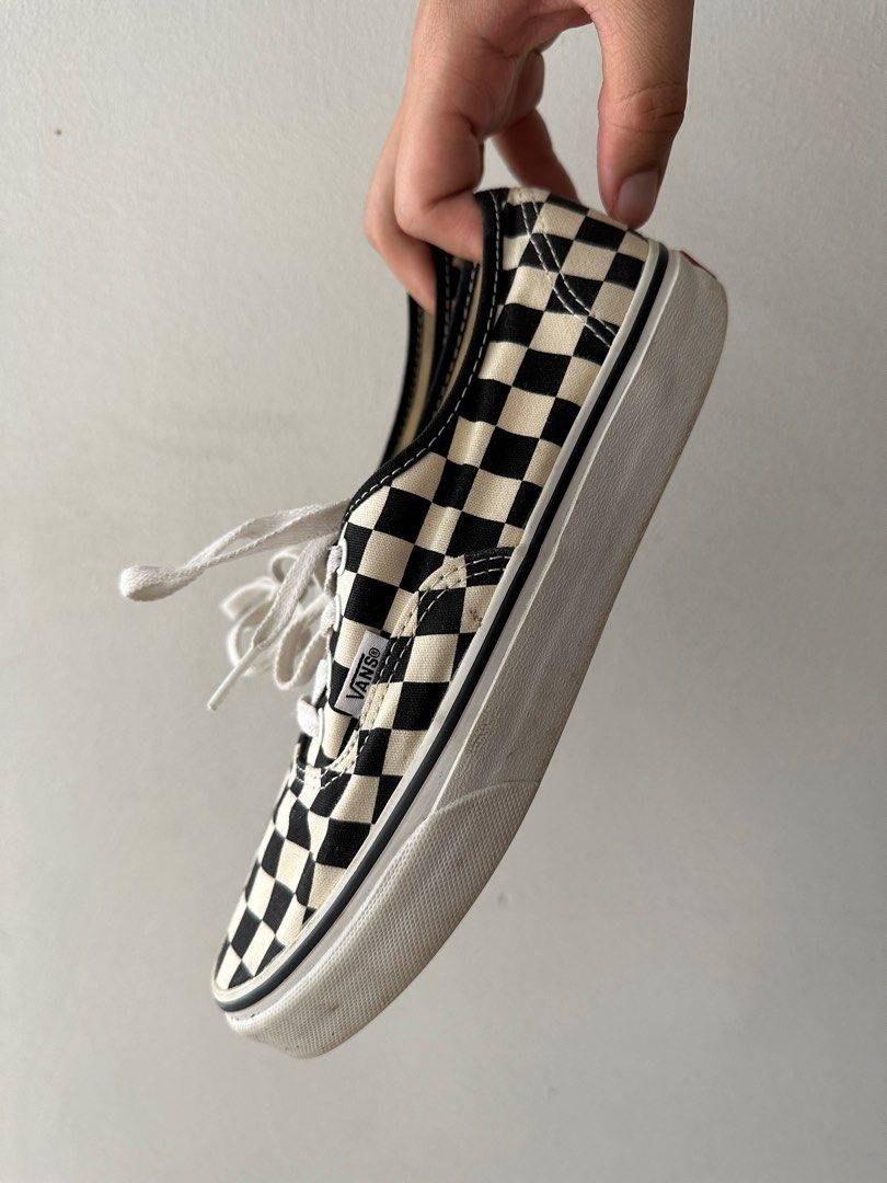 Chequered vans womens on sale