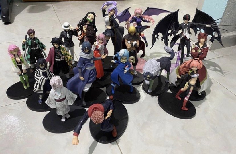 various anime figure sale demon slayer jujutsu kaisen reincarnated as a