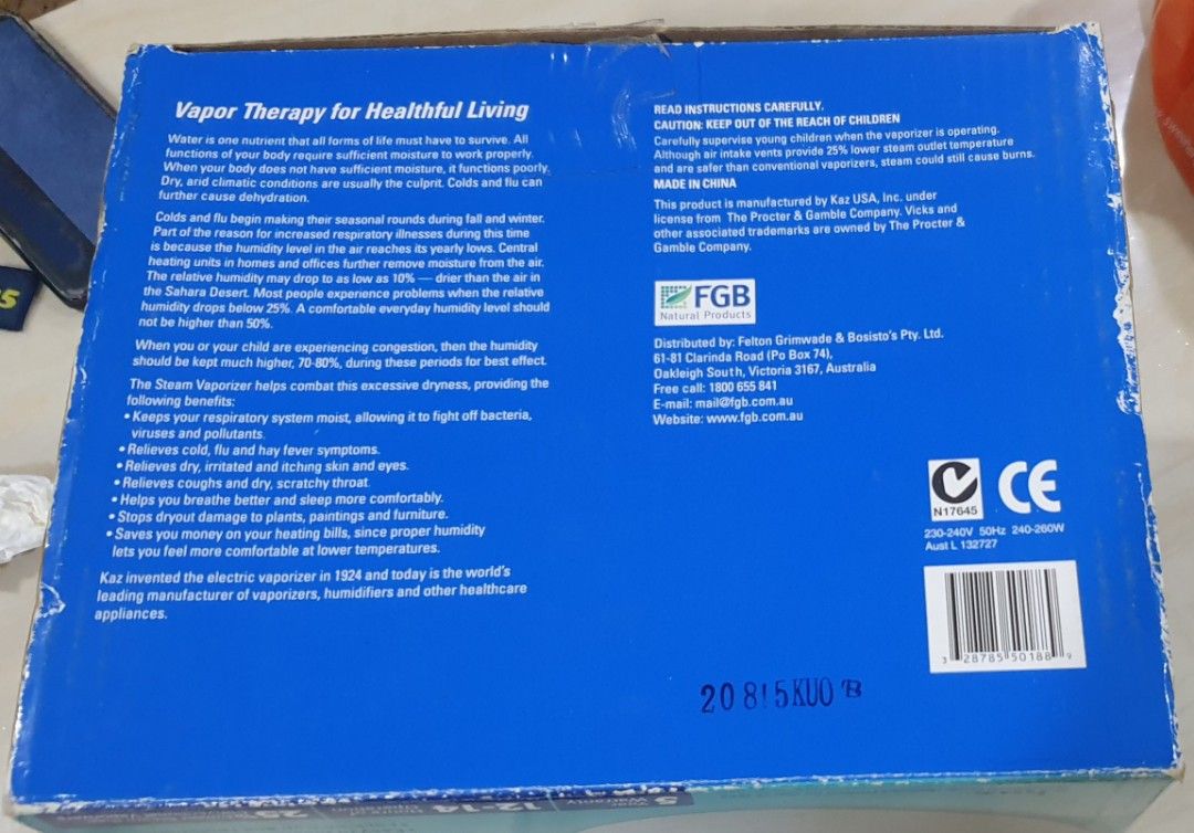 VICKS STEAM VAPORIZER, Babies & Kids, Baby Monitors on Carousell