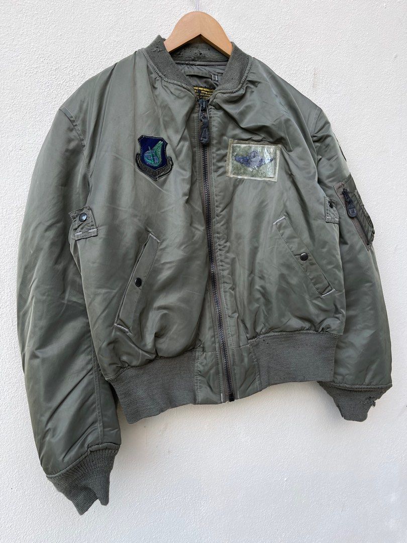 Vintage Avirex LTD Type Ma-1 Bomber Flight Jacket, Men's Fashion