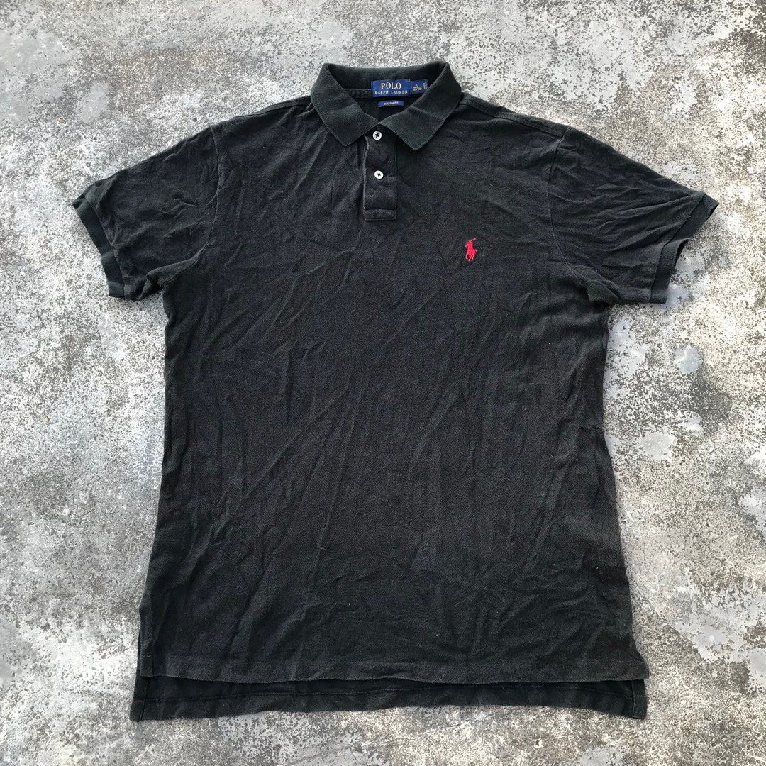 CUSTOM FIT - Polo shirt - black