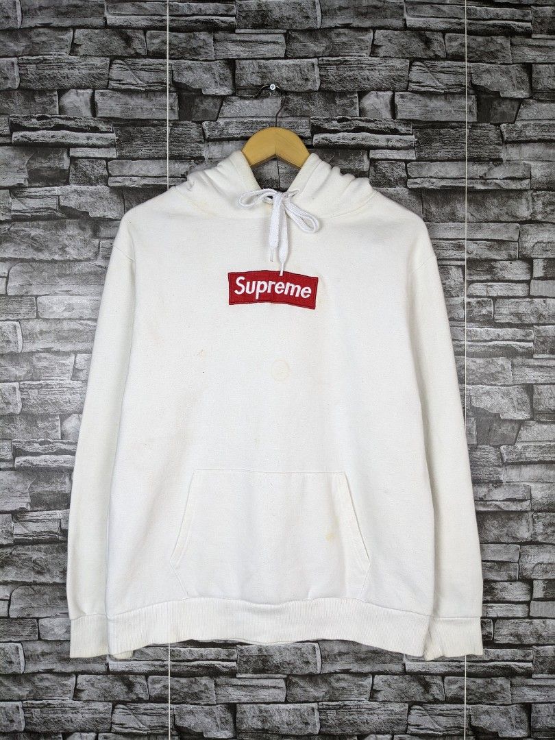 Supreme white jumper hotsell