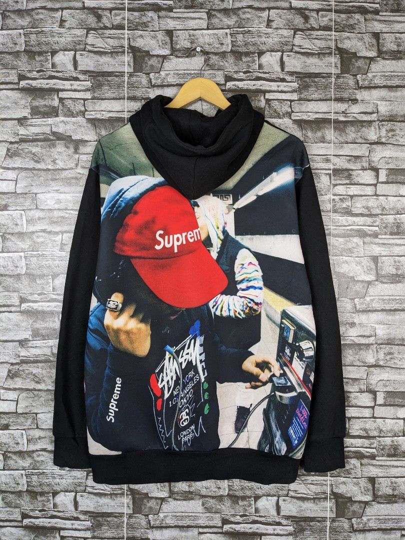 Vintage Supreme Light Jacket Sweater Full Zipper Clothing Hoodie