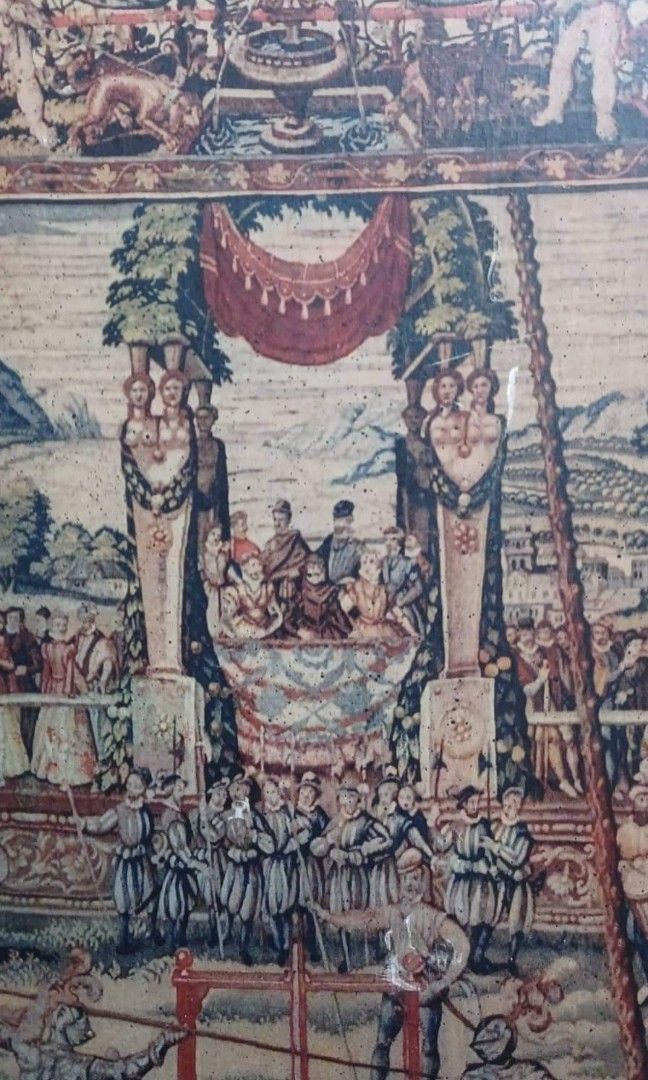 Vintage Valois Tapestry Paper Artworks, Furniture & Home Living, Home