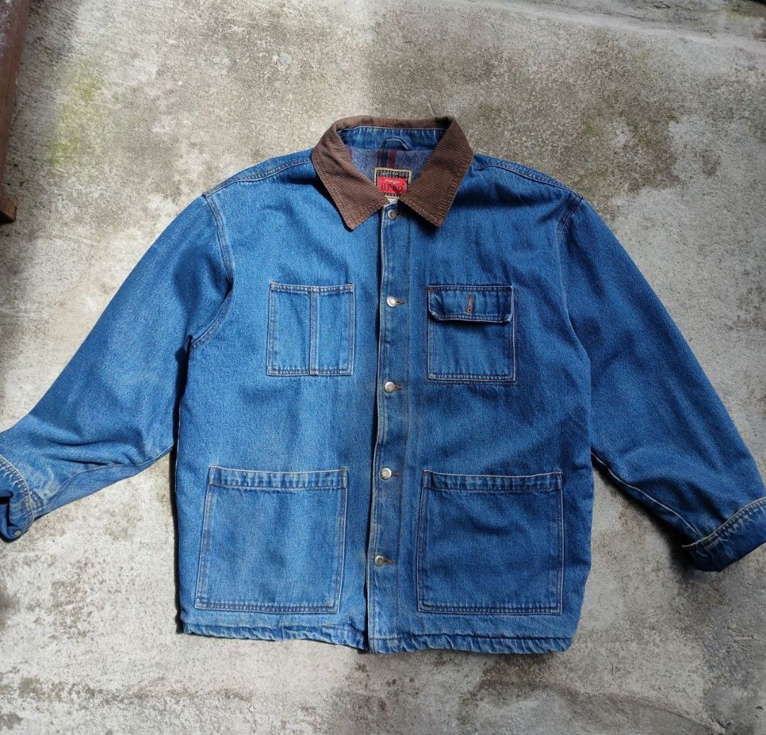 Men's Vintage Wrangler Denim Chore Jacket M/L