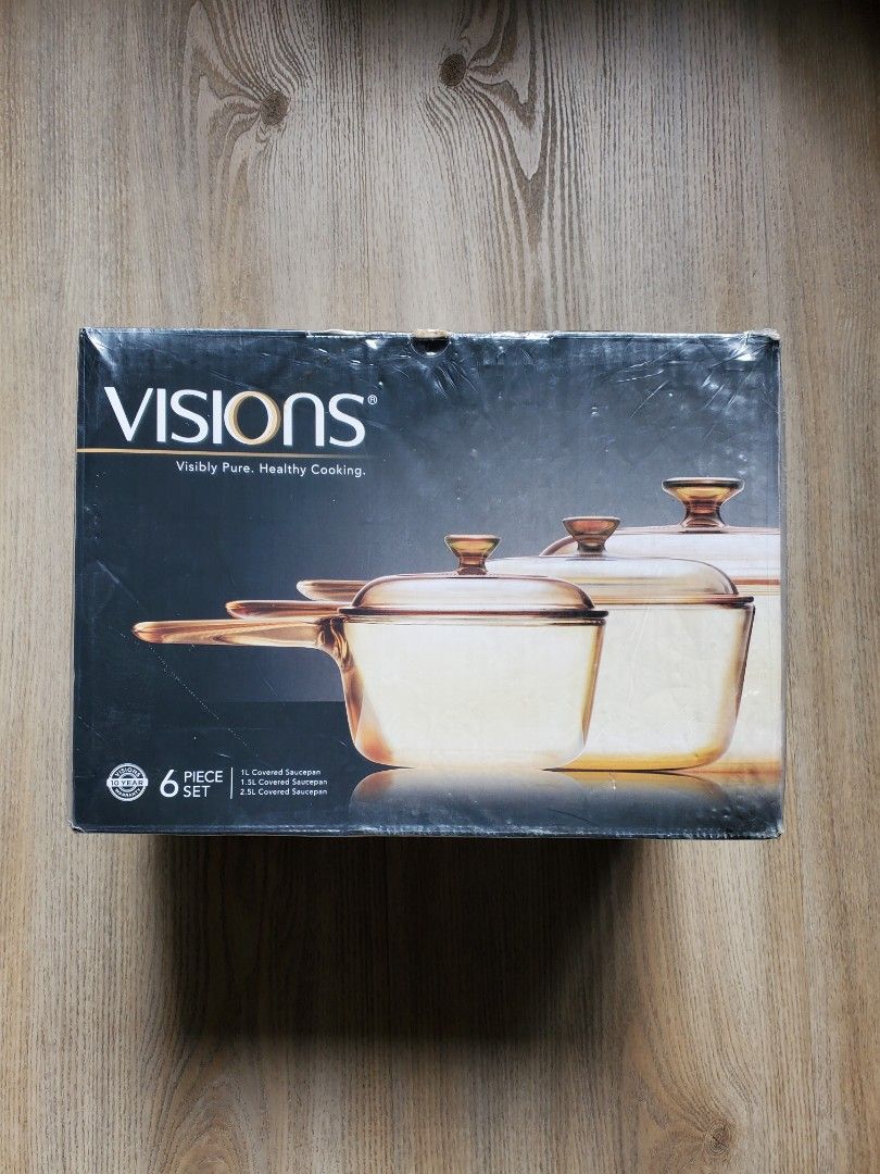 Visions 6 Piece Saucepan Set, 傢俬＆家居, 廚具和餐具, 炊具及配件