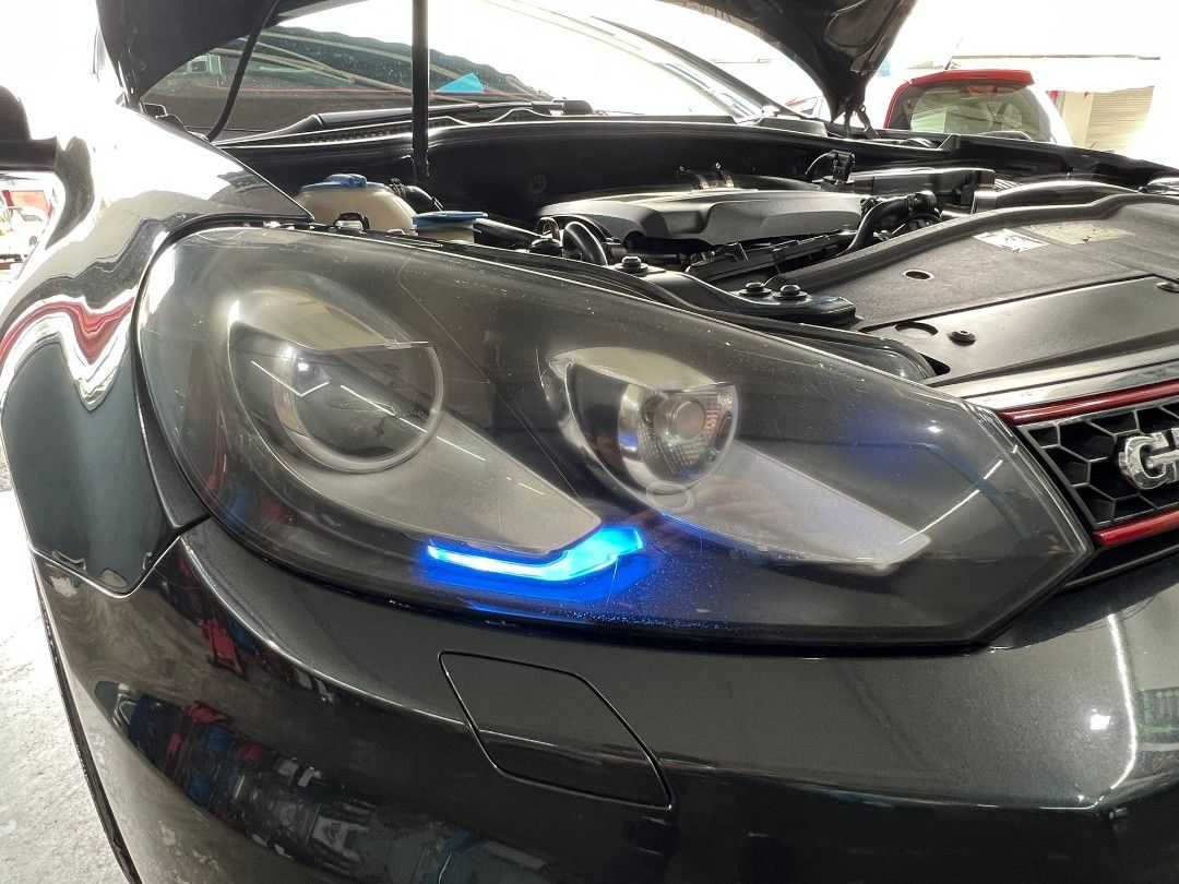 VW headlights Lens Replacement MK6 Golf GTI, Car Accessories, Electronics & Lights on Carousell