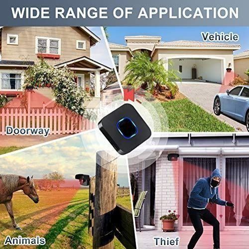 Wireless Driveway Alarm System Detector PIR SensorDriveway Alarm