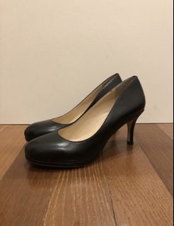 Wittner Sepatu Kerja Wanita Black Heels Size 36